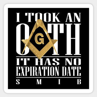 I Took An Oath Masonic Freemason Sticker